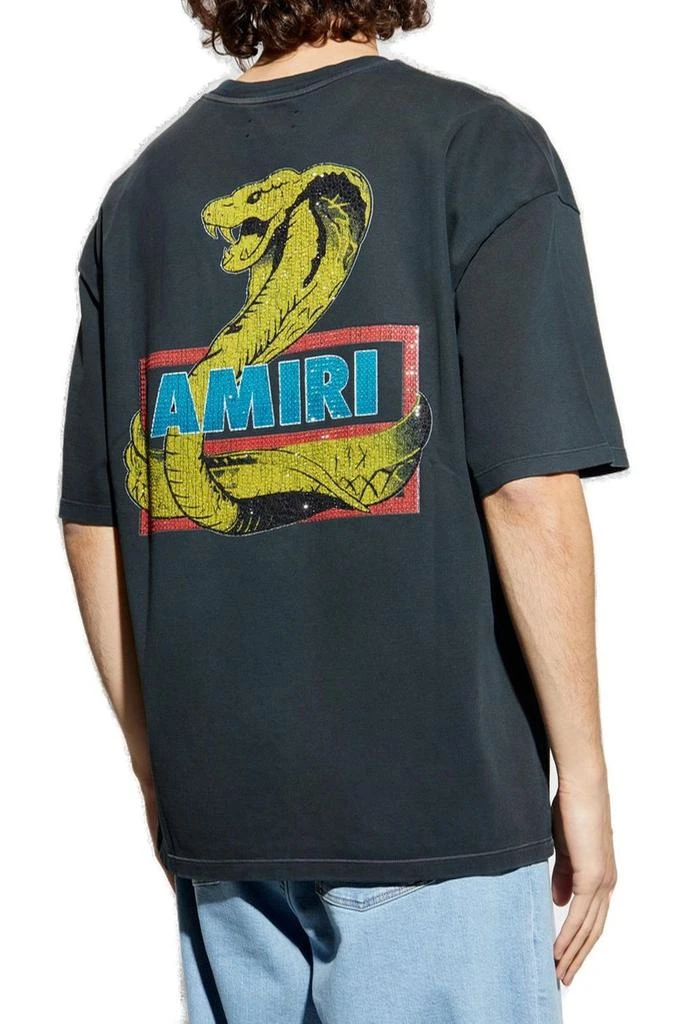 AMIRI Amiri Crystal Cobra Oversized T-Shirt 3