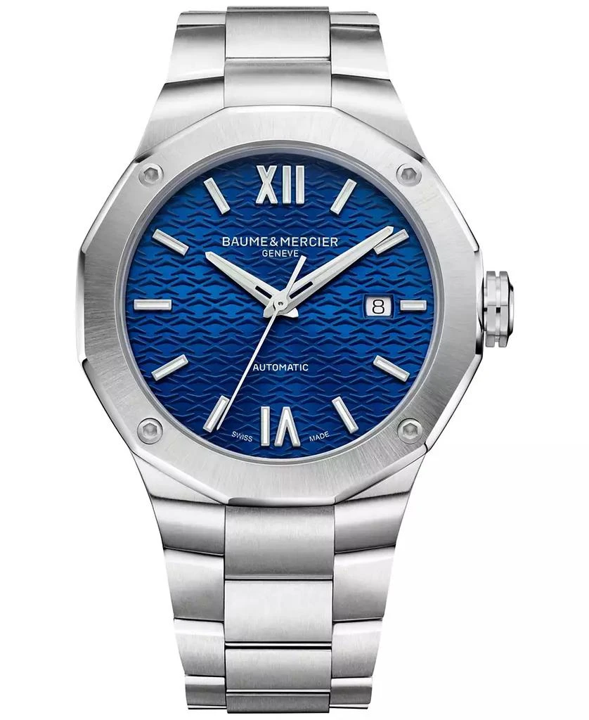 Baume & Mercier Men's Swiss Automatic Stainless Steel Bracelet Watch 42mm 1