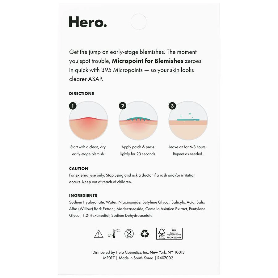 Hero Cosmetics Mighty Patch Micropoint for Blemishes 3