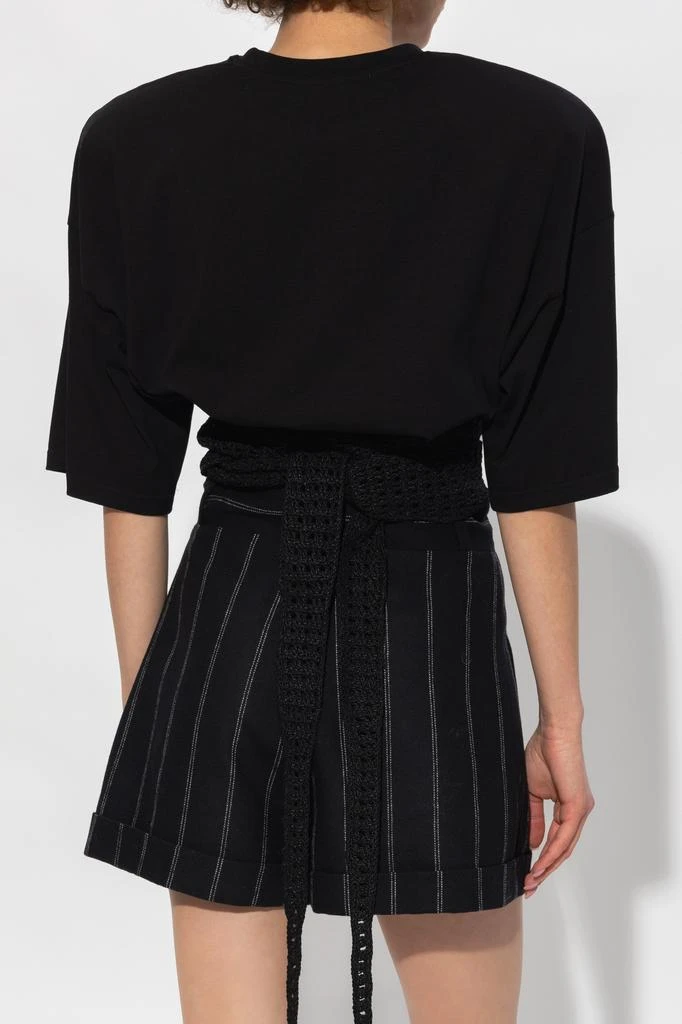 The Mannei ‘Turso’ T-shirt with tie waist 4