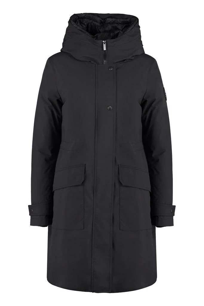 Woolrich MILITARY TECHNICAL FABRIC PARKA WITH INTERNAL REMOVABLE DOWN JACKET 1