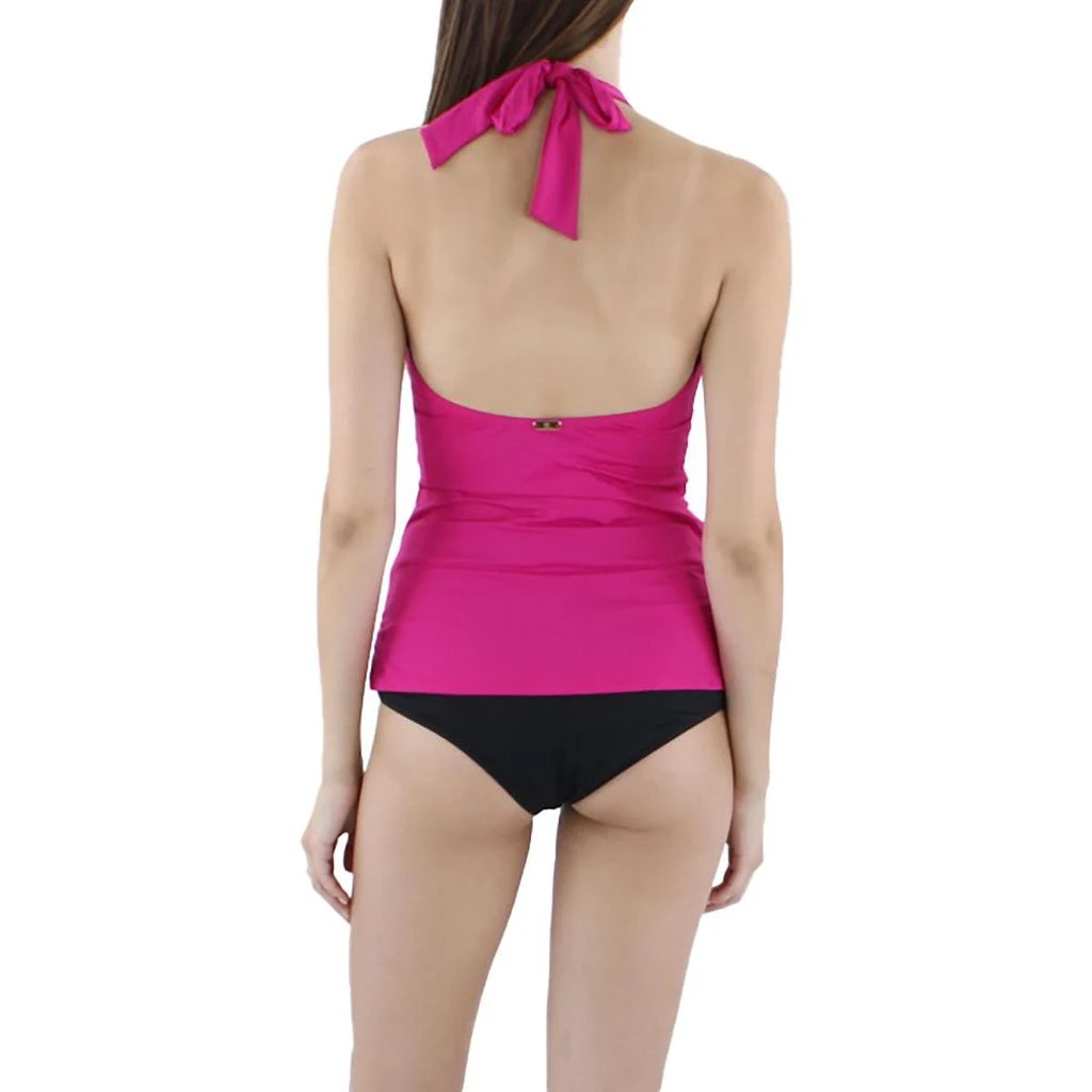 Ralph Lauren Womens Ruched Tankini Swim Top Separates 2
