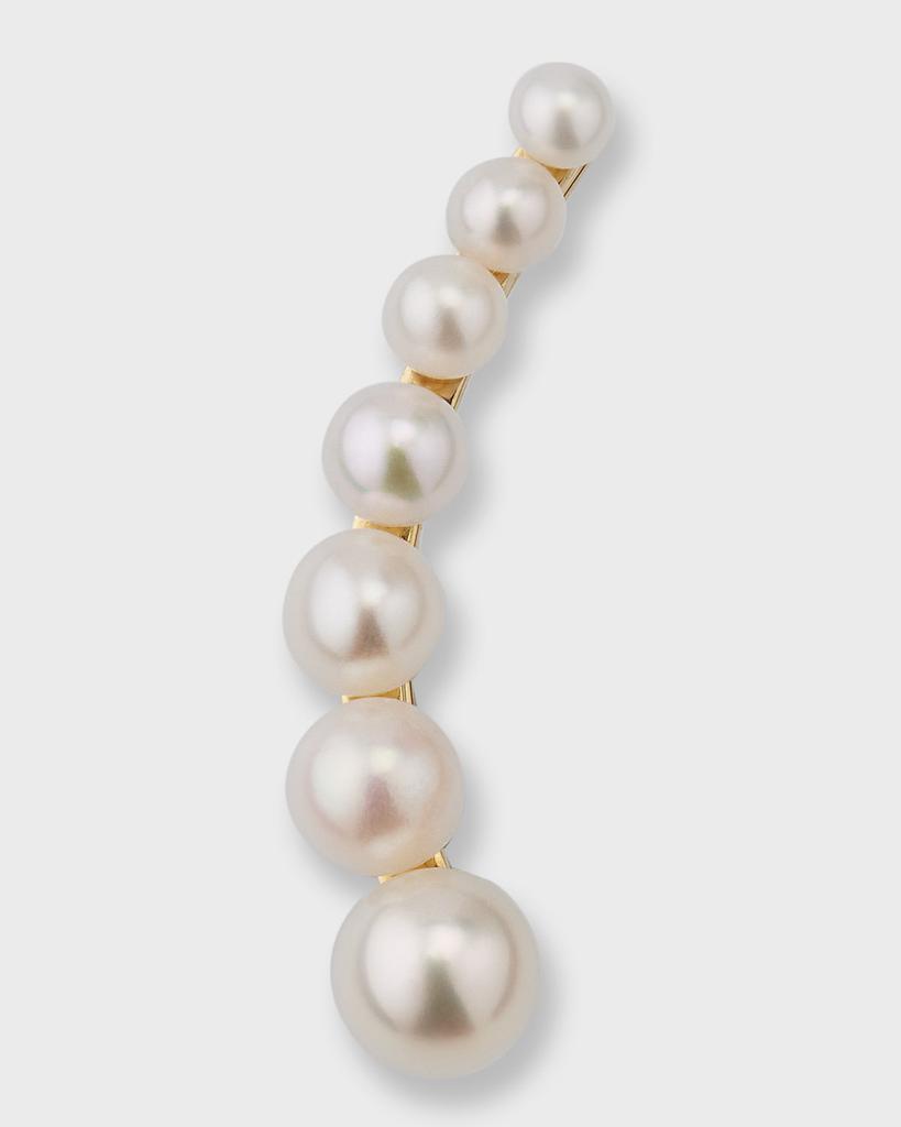 Anita Ko 18K Yellow Gold Pearl Floating Earring, Single (Left)