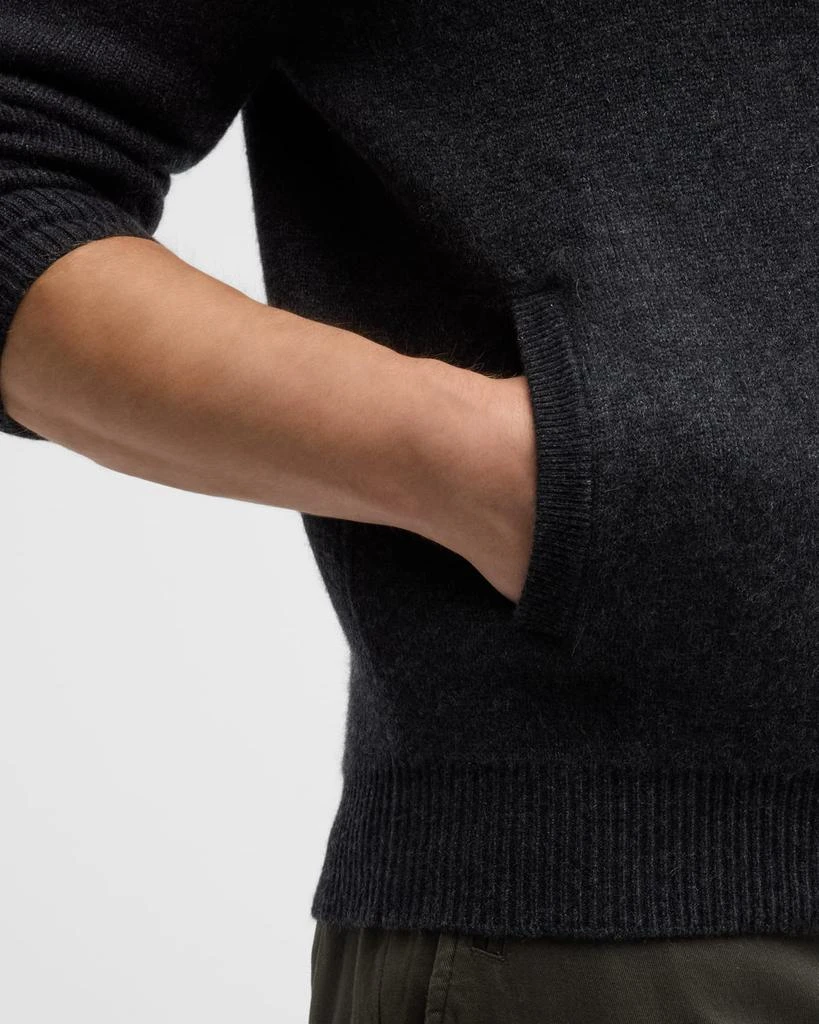 Neiman Marcus Men's Mock Neck Cashmere Cardigan 8