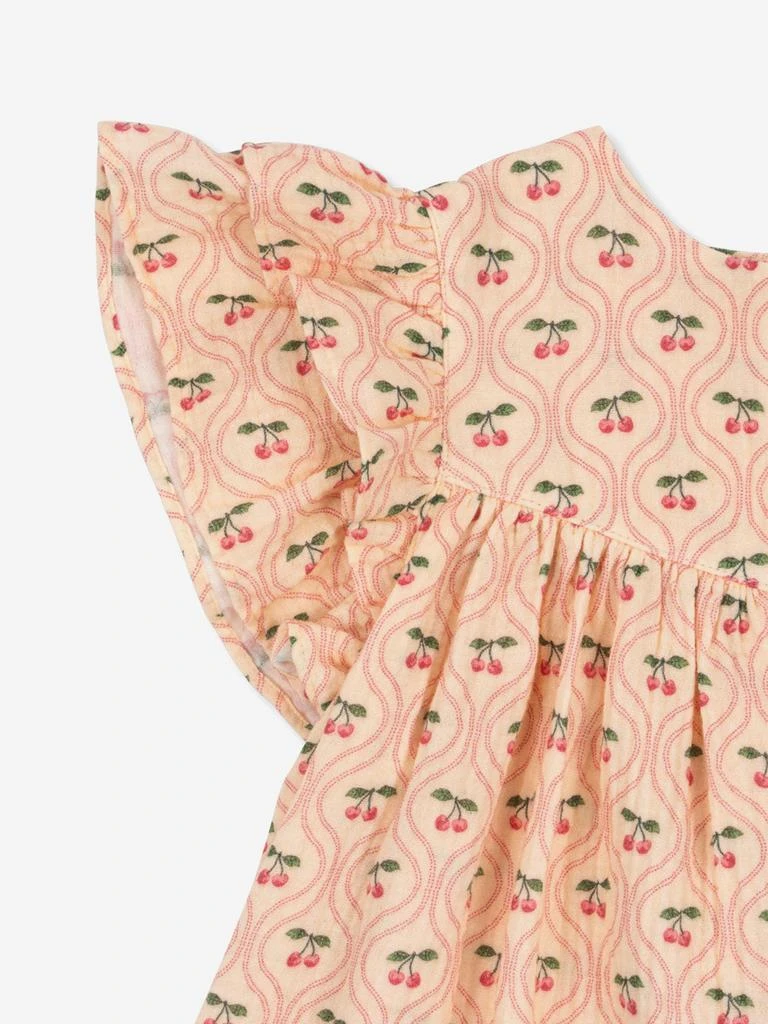 Konges Slojd Girls Coco Cherry Dress in Pink 4
