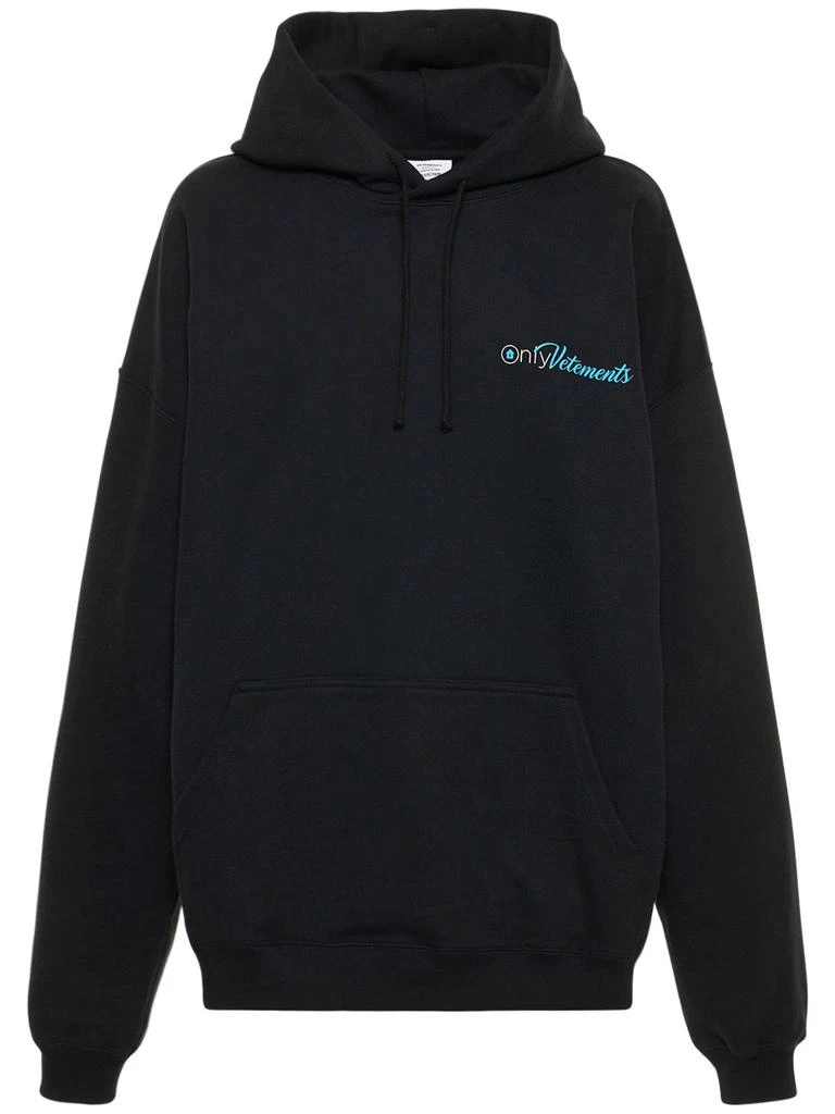 VETEMENTS Only Vetements Print Molleton Hoodie