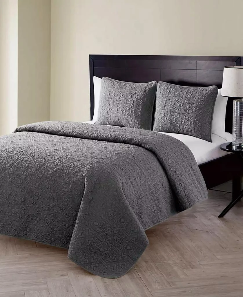 VCNY Home Caroline Embossed 3-Pc. Quilt Set 2