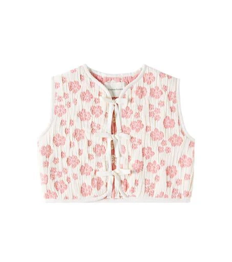 The New Society Leontis floral cotton vest