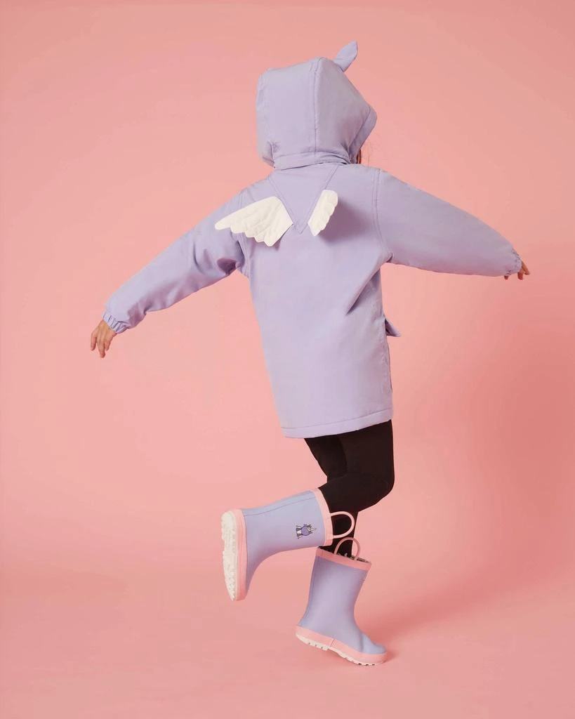 Roarsome Roarsome Girls Sparkle The Unicorn Puddlesuit in Purple 3