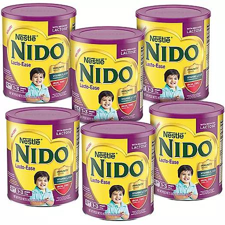 Nestle Nestle NIDO Lacto-Ease Toddler Formula 1.76 lb., 6 pk.