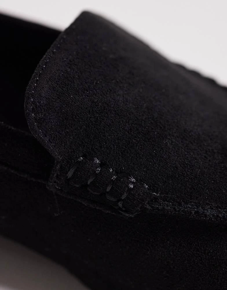 London Rebel London Rebel Bailey loafer in black micro 4