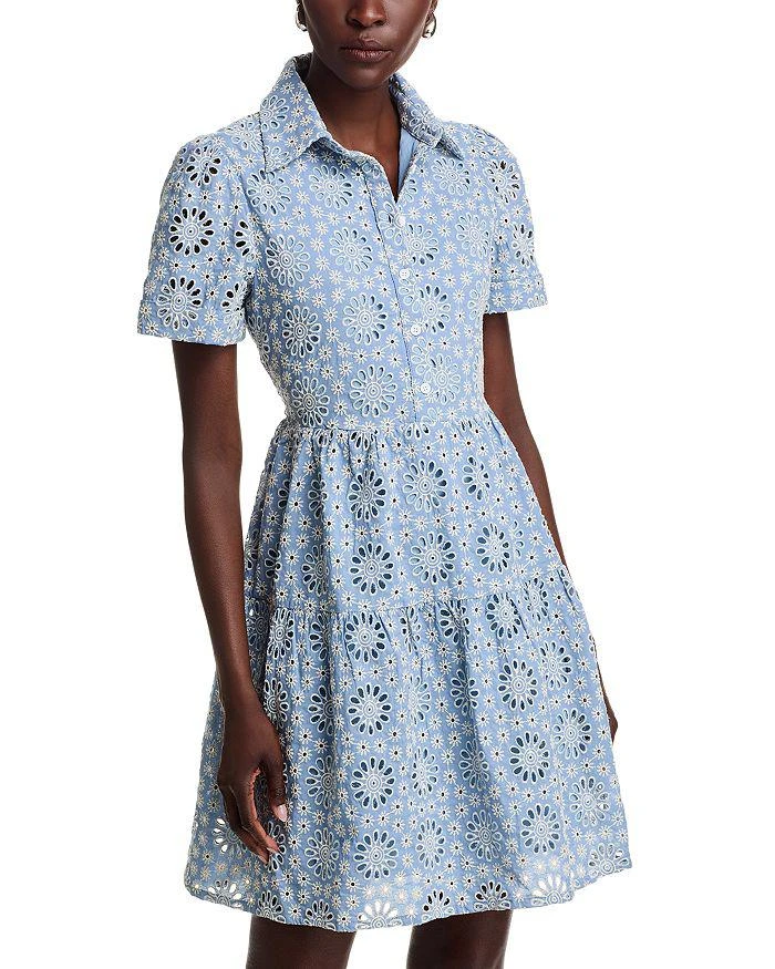 Gracia Eyelet Short Sleeve Dress 1