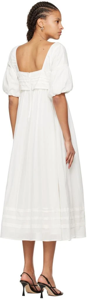 Staud Off-White Darla Midi Dress 3