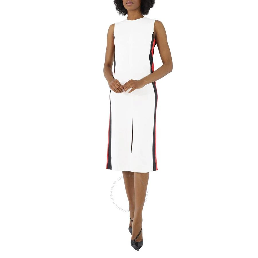 Burberry Ladies White Roundneck Sleevless Dress 3