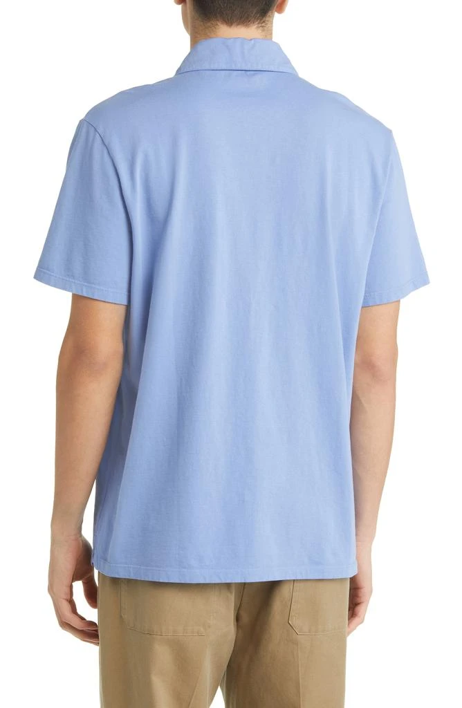 Vince Regular Fit Garment Dyed Cotton Polo 2