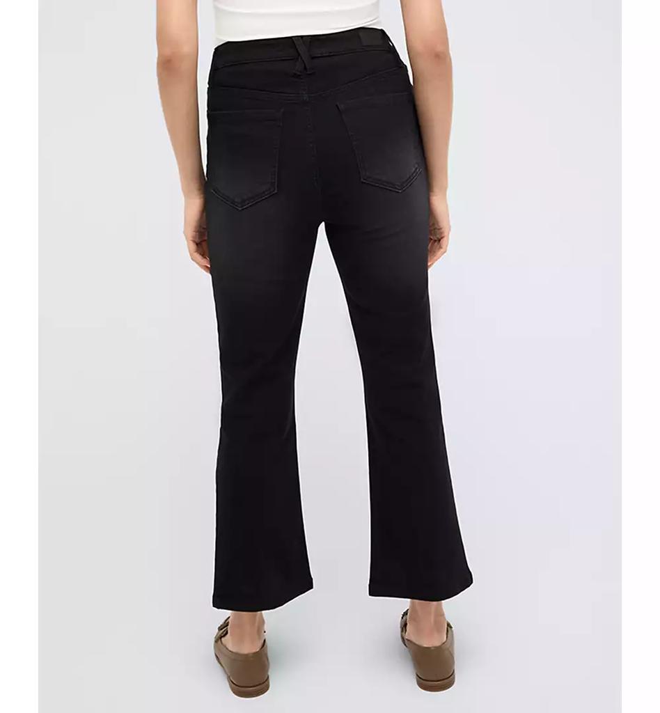 Kenneth Cole Women's Denim High Rise Cropped Kick Flare Pants