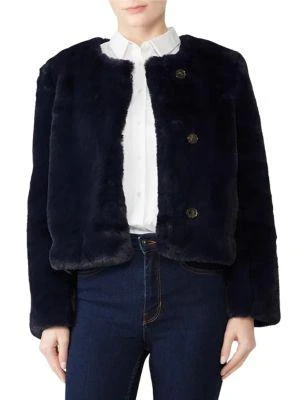 J.Crew Cropped Faux Fur Jacket 1