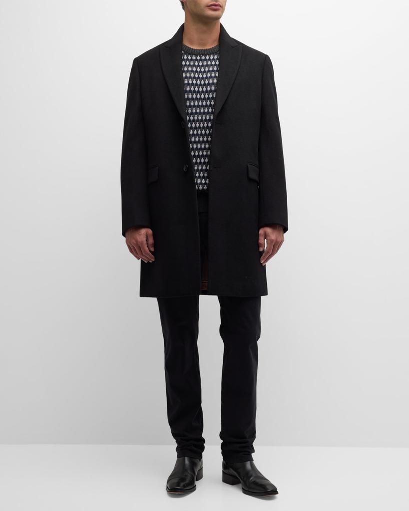 Cardinal of Canada Men's Sutton Peak-Lapel Wool Topcoat
