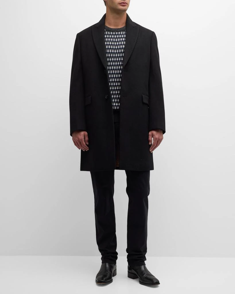 Cardinal of Canada Men's Sutton Peak-Lapel Wool Topcoat 2