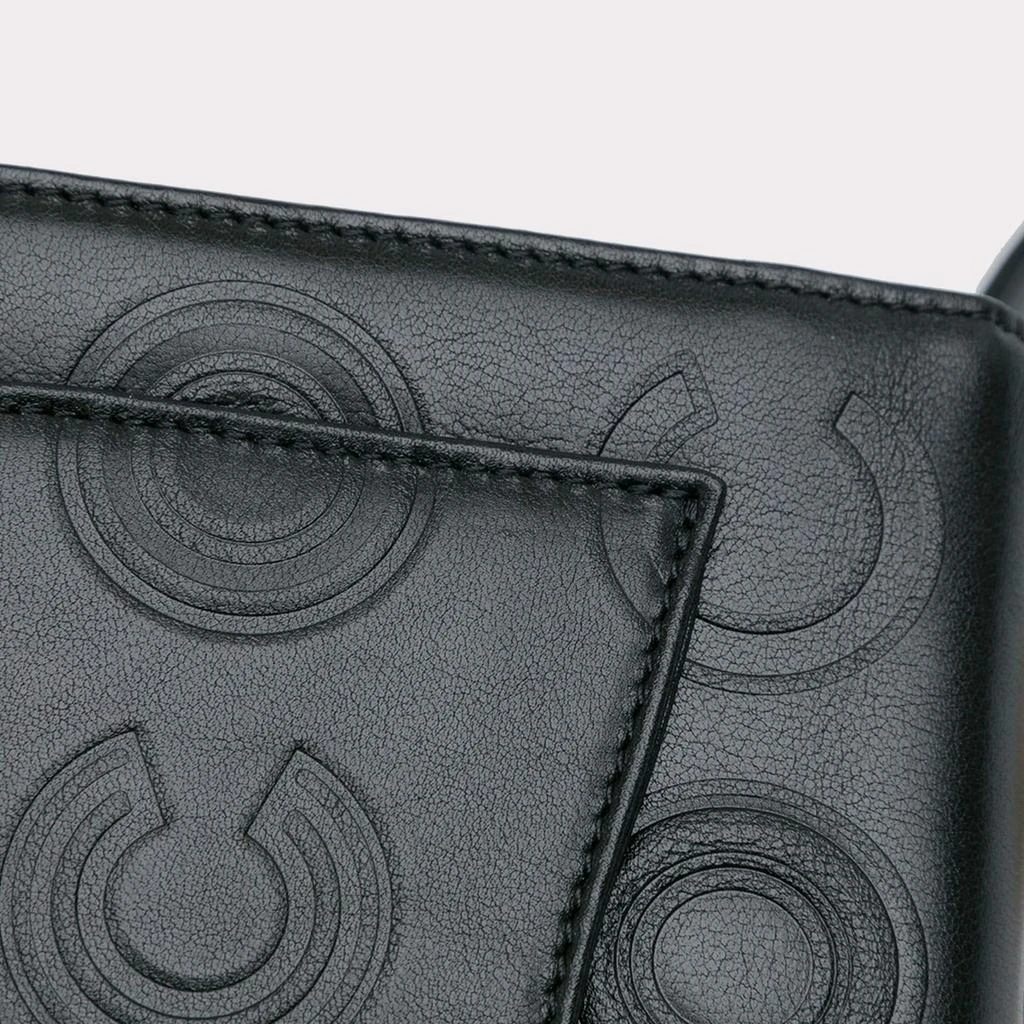 Chanel Chanel Black Leather Mini Square Coco Embossed Flap Bag 8