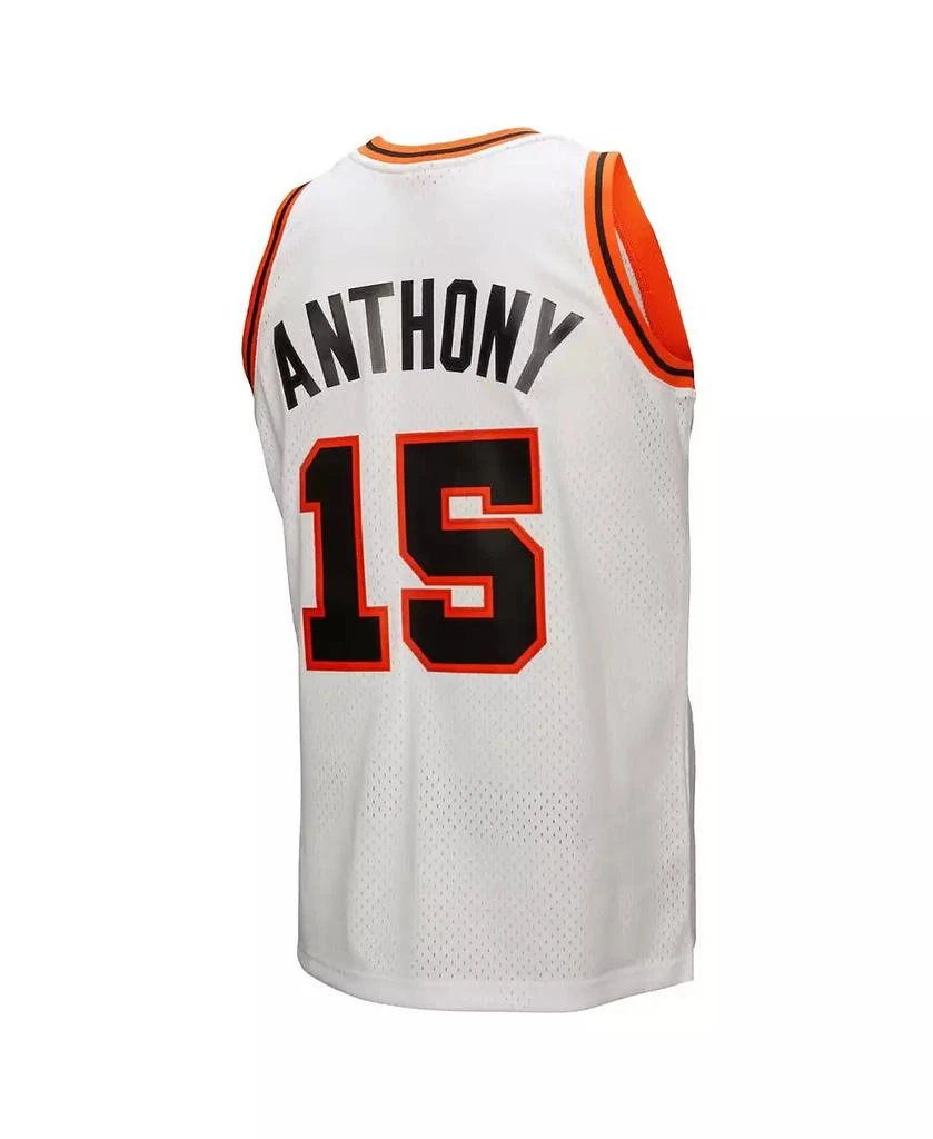 Mitchell & Ness Men's Carmelo Anthony White Denver Nuggets 2006/07 Swingman Jersey 3