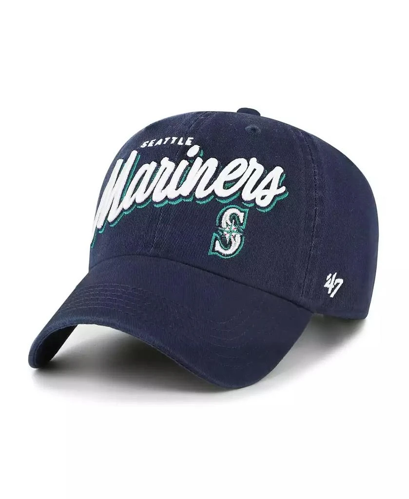 47 Brand Women's Navy Seattle Mariners Ariana Clean Up Adjustable