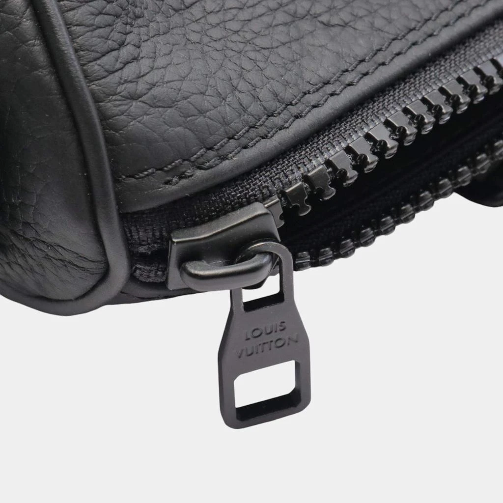 Louis Vuitton Louis Vuitton Keepall Bandouliere 25 Taurillon Monogram Noir Leather Black Handbag 7