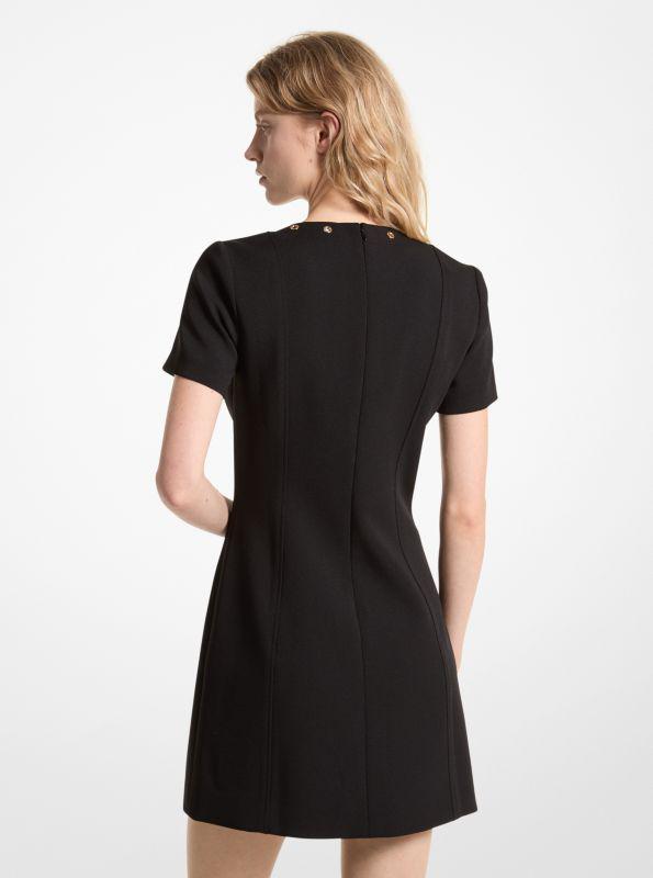 Michael Kors Stretch Crepe Lace-Up Dress