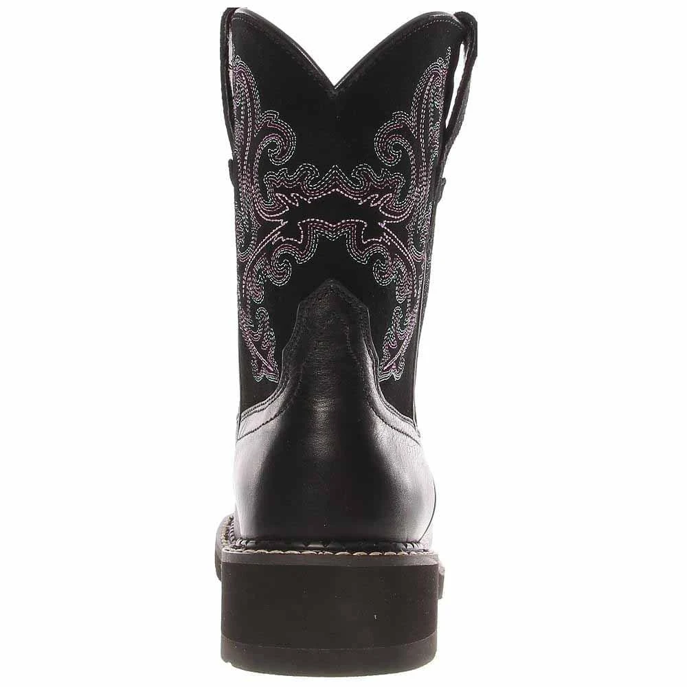 Ariat Fatbaby II Embroidered Round Toe Cowboy Booties 3