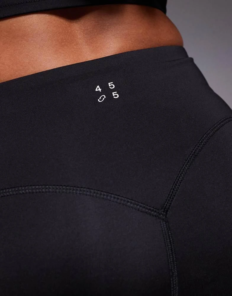 4505 4505 active heart sculpt seam 5 inch legging short in black 3