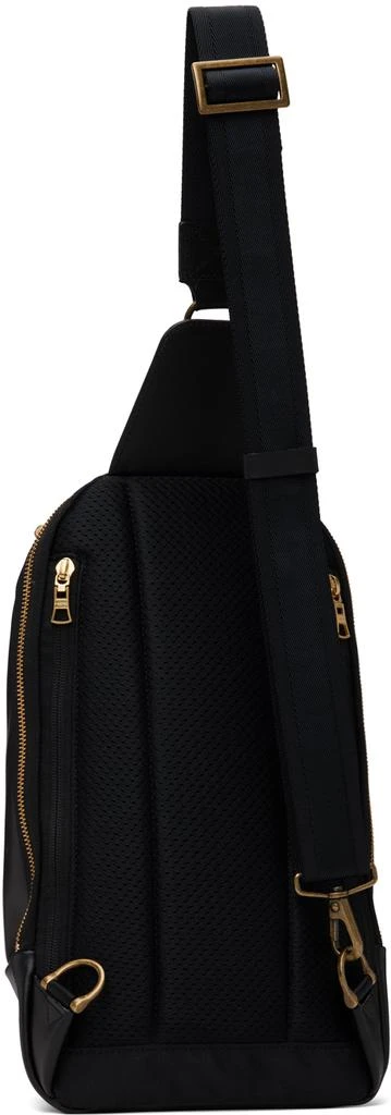 master-piece Black Gloss Sling Bag 3