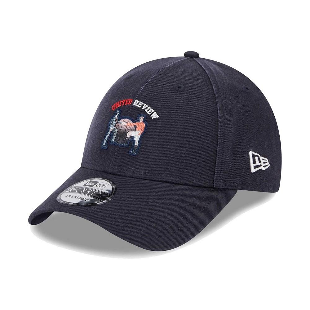 New Era Men's Navy Manchester United Review 9FORTY Adjustable Hat