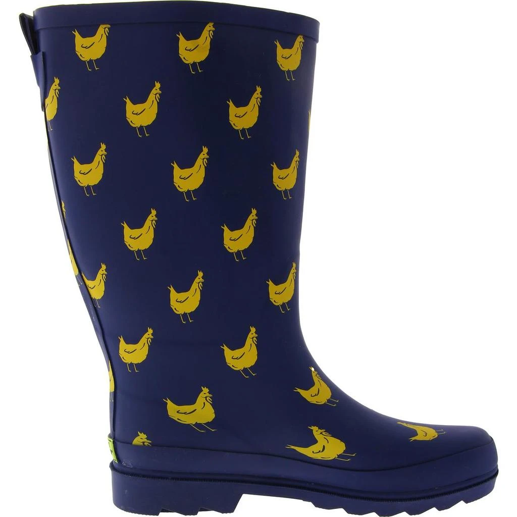 Western Chief Funky Flock Womens Tall Pull On Rain Boots 2