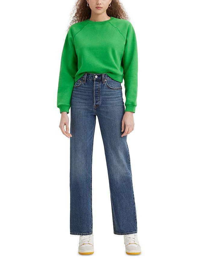 Levi's Ribcage High Rise Straight Jeans in Valley View 2