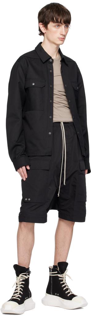 Shop Black Hollywood Jumbo Laces Abstract Sneakers on Sale at