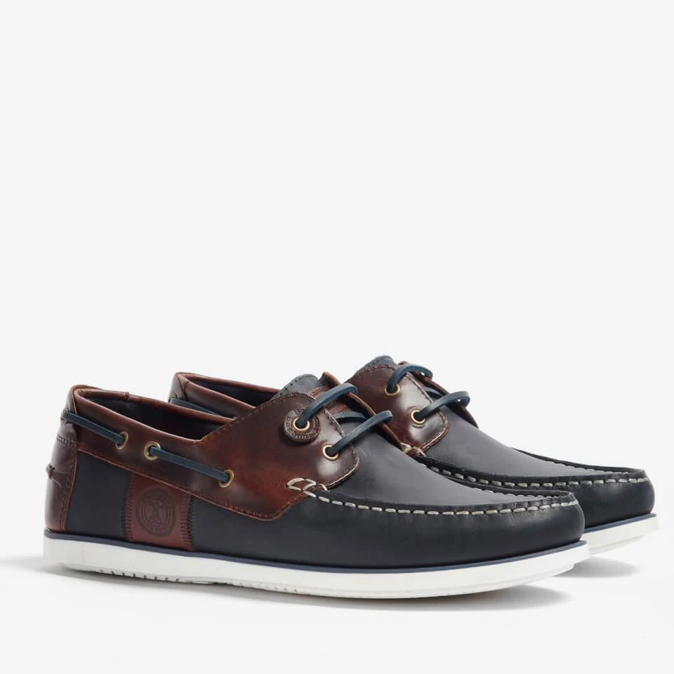 Barbour BARBOUR MEN'S WAKE LEATHER BOAT SHOES 2