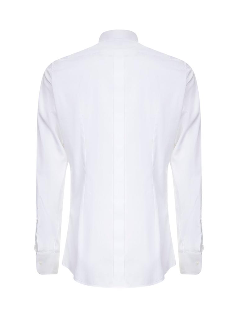 Dolce & Gabbana DOLCE & GABBANA | White cotton poplin Gold tuxedo shirt | Man | 38