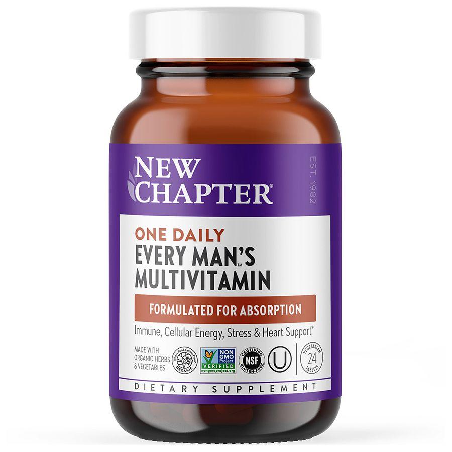 New Chapter Every Man's One Daily Multivitamin, Vegetarian Tablets