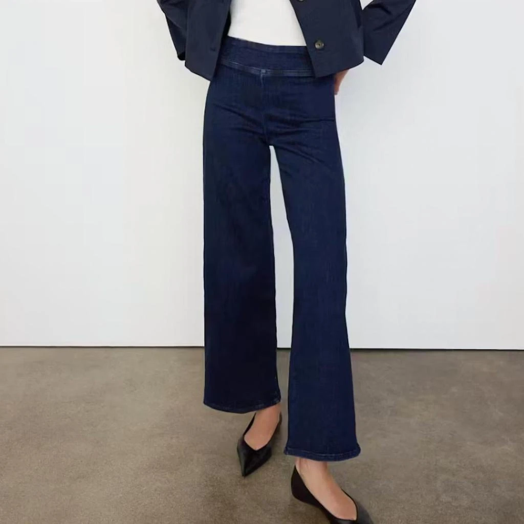 FRAME Frame - Jetset Slim Palazzo Pants 1