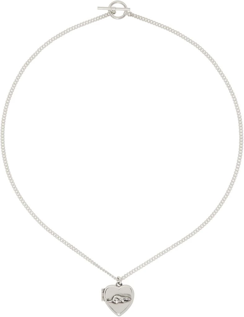 Enfants Riches Deprimes Silver Rat Locket Necklace 1