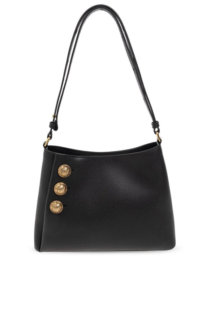 Balmain Balmain 1945 Soft Hobo Large-Pb Emb Crinkled Lth