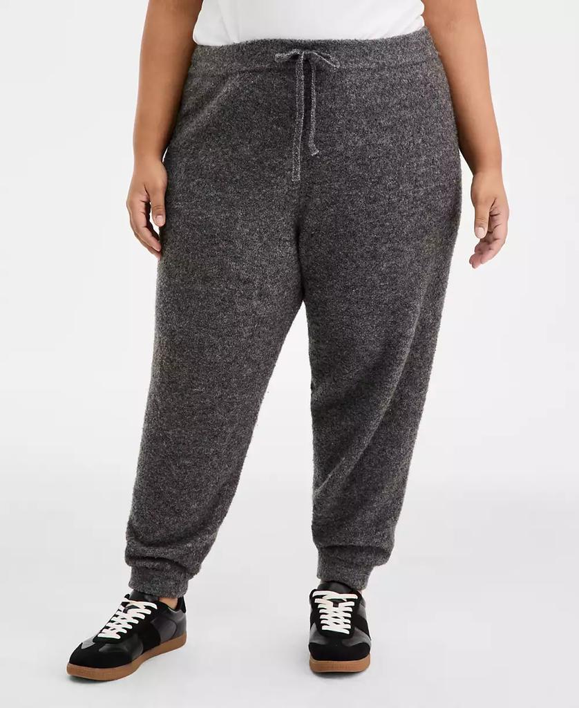 On 34th Trendy Plus Size Cozy Drawstring Jogger Sweatpants, Macy's Exclusive