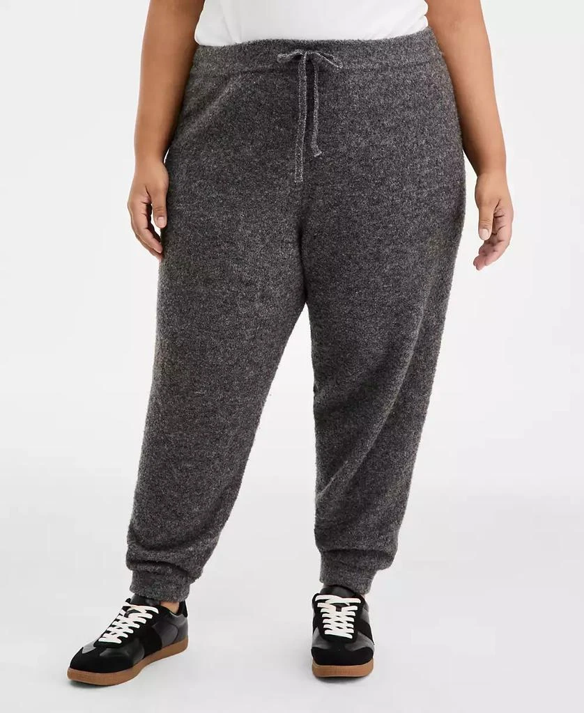 On 34th Trendy Plus Size Cozy Drawstring Jogger Sweatpants, Macy's Exclusive 2