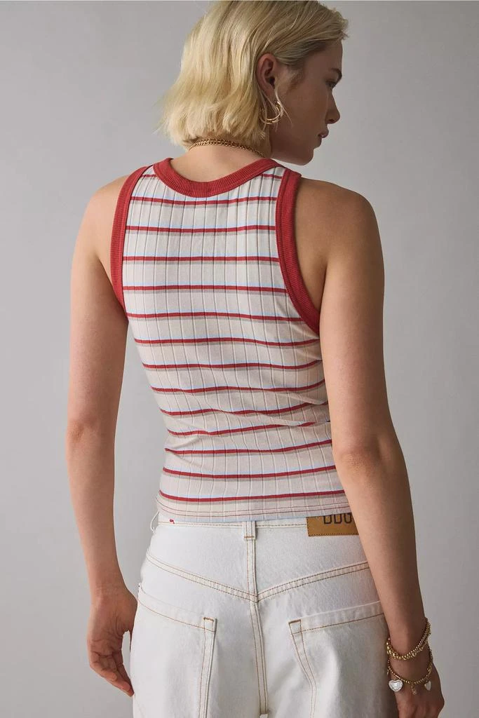 BDG BDG Charli Striped Ribbed Knit Cropped Tank Top 3