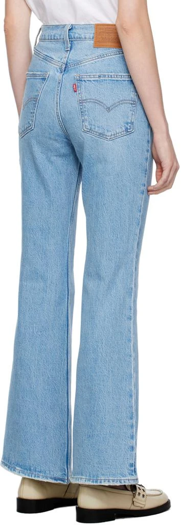 Levi's Blue 70's High Flare Jeans 3