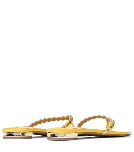 Aquazzura Tequila embellished thong sandals 3