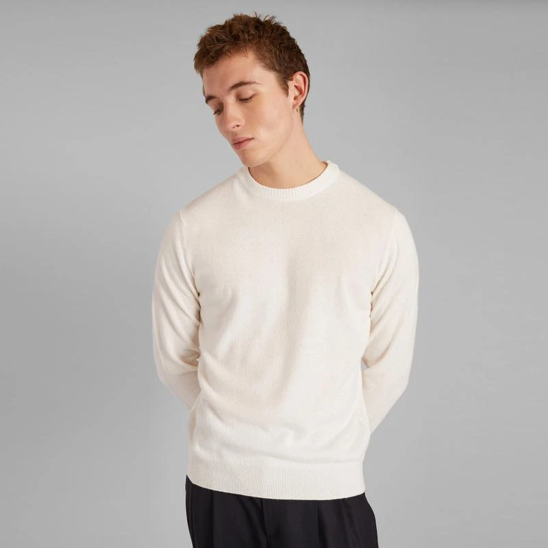 L'Exception Paris Cashmere > Merino Blend Jumper White L'EXCEPTION PARIS 1