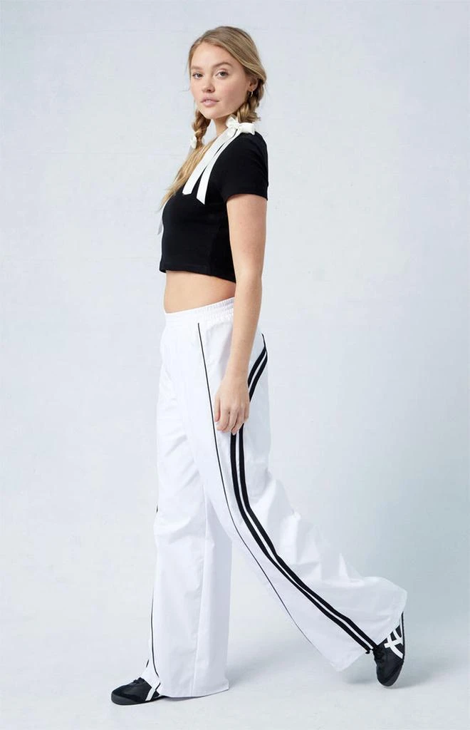 PacSun Variegated Striped Track Pants 1