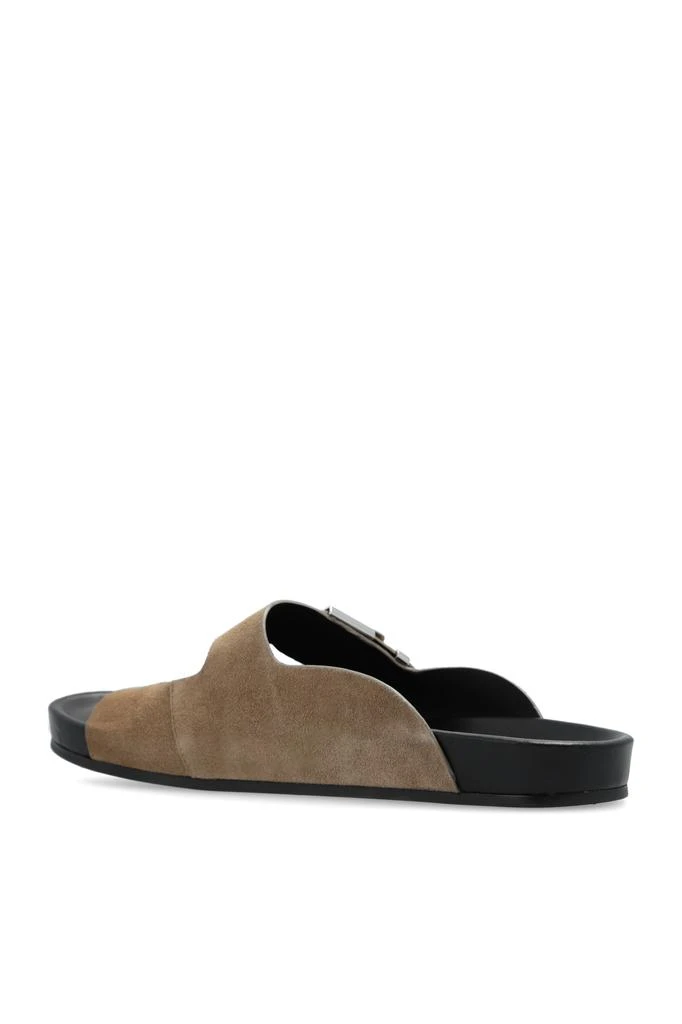 Lanvin Suede slides 5