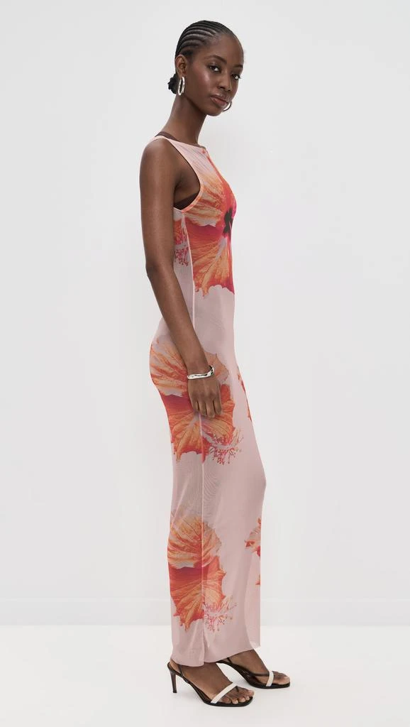 Good American Gauze Mesh Maxi Dress 3